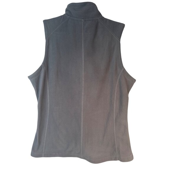 2/$30 Port Authority Ladies Gray Fleece Vest M Full-Zip Sleeveless Lightweight C - Picture 9 of 12